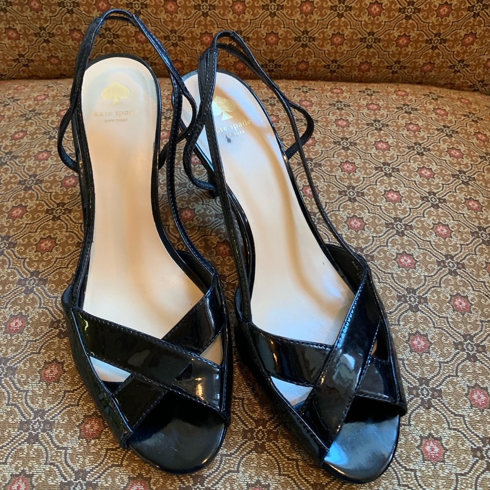 Kate Spade Patent Leather Slingback Heels